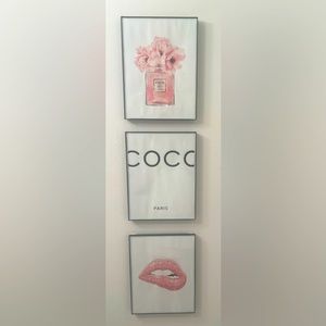 3 Peice Decorative Picture Set
